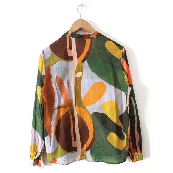 Sézane x Rafael Uriegas Pierro Shirt / Size 36 / US 4 / Lugar Button Down - Picture 5 of 9